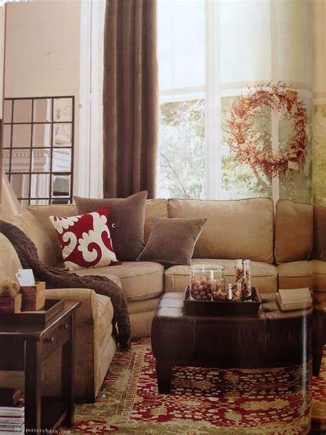 pottery barn living room design   vintage touch decoration love