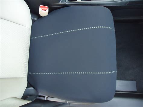 bottom bucket seat covers neoprene neoprene bottom seat cover  stitching