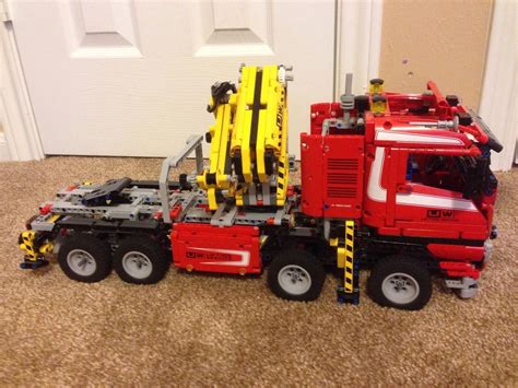 lego technic  crane truck  complete retired power functions