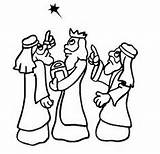 Coloring Pages Christmas Epiphany Kings Three Star Sheets Kids Wise Merry Colors Nativity Men Gifts Diy Printable Gaspard Morningkids sketch template