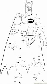 Batman Cartoons Connectthedots101 Preschoolers sketch template