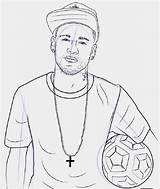 Messi Neymar Suarez sketch template