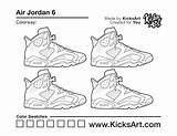 Kicksart Sneaker sketch template