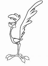 Looney Tunes Colorare Roadrunner Disegno Scritte Puliti Coloringpagesfortoddlers sketch template