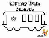 Coloring Pages Train Kids Trains Easy Book Army Colouring sketch template