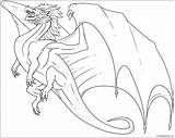 Pages Crystal Dragon Coloring sketch template