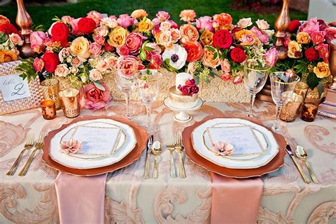 rose gold wedding inspiration nueage designs