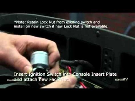 ignition switch installation youtube