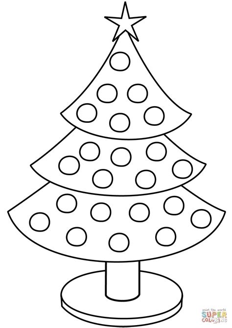 christmas tree coloring pages png  christmas tree coloring