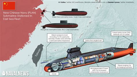 chinas newest attack submarine  stationed  taiwan naval news
