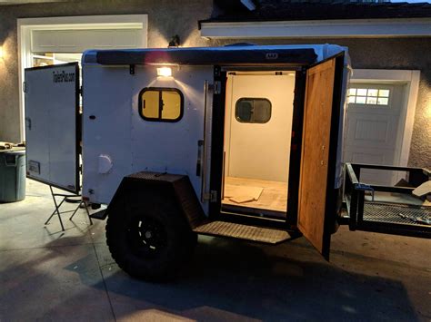 beautiful picture  cargo trailer camper conversion camper