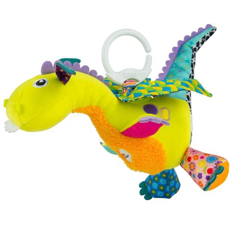 lamaze clip  flip flap dragon interactive infant toy baby car seat