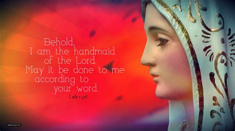 behold    handmaid   lord