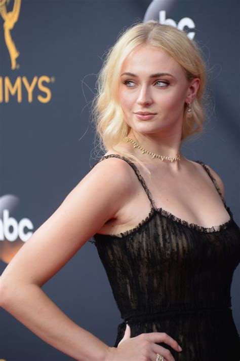 Sophie Turner Game Of Thrones Cast At The Emmys 2016