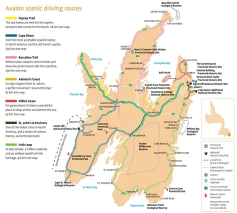 avalon scenic driving routes map ontheworldmapcom