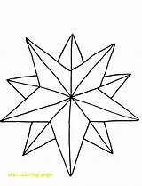 Star Coloring Nativity Pages Christmas Getcolorings Printable sketch template