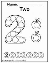 Marker Numbers Numeri Apples Stampare Freepreschoolcoloringpages Preschoolers sketch template