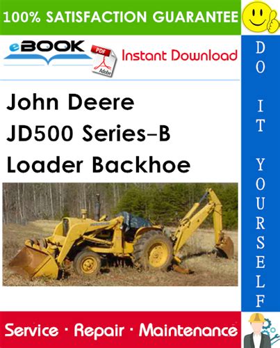 john deere jd series  loader backhoe technical manual