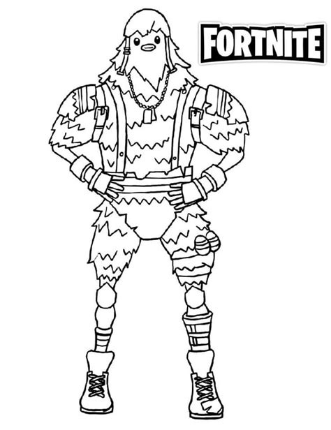 cluck fortnite  coloring page  printable coloring pages  kids