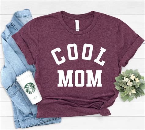 Cool Mom Shirt Cute Mom T Shirt Mom Tee Mom T Etsy