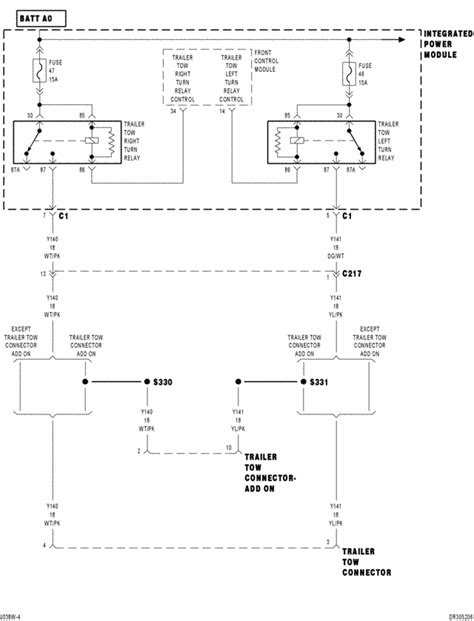 dodge ram  trailer wiring diagram fold