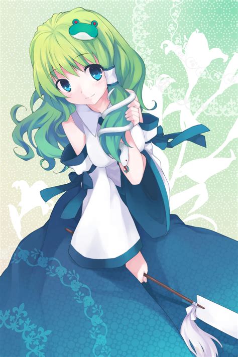 give me sanae kochiya pictures from touhou project