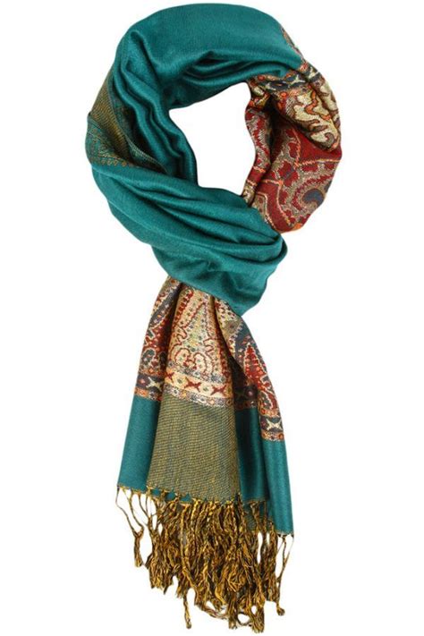 ella metallic paisley pashmina metallic scarves pashmina pashmina scarf