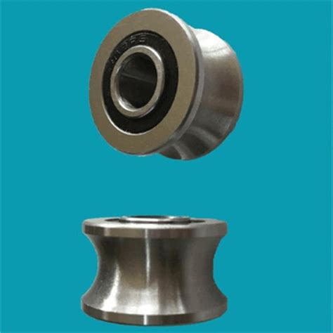 Groove Guide Pulley แบริ่งลูกกลิ้งรางปิดผนึก] Groove Guide Pulley Nylon