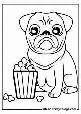 Pug Coloring Pugs Iheartcraftythings sketch template