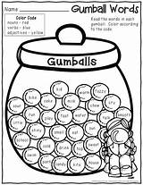 Math Gumball Worksheets Nouns sketch template