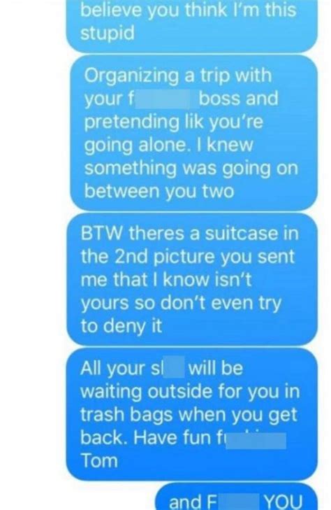 man catches his girlfriend cheating when she snaps a sext to him with a