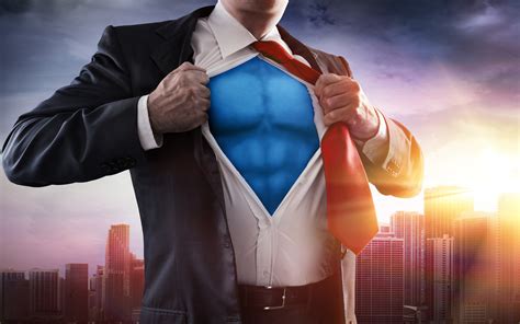 Download Wallpapers Businessman Superman 4k Business Concepts Be A