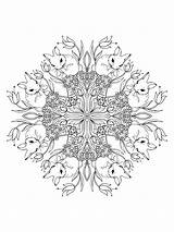 Mandala Mandalas sketch template