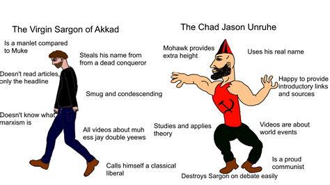 the virgin sargon of akkad vs the chad jason unruhe virginvschad