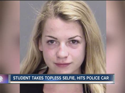 Police Teen Takes Topless Selfie While Driving
