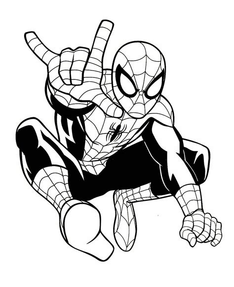 spiderman coloring pages  printable