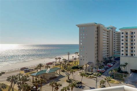 beachfront resort condo  gulf view balcony shared poolhot tubgym