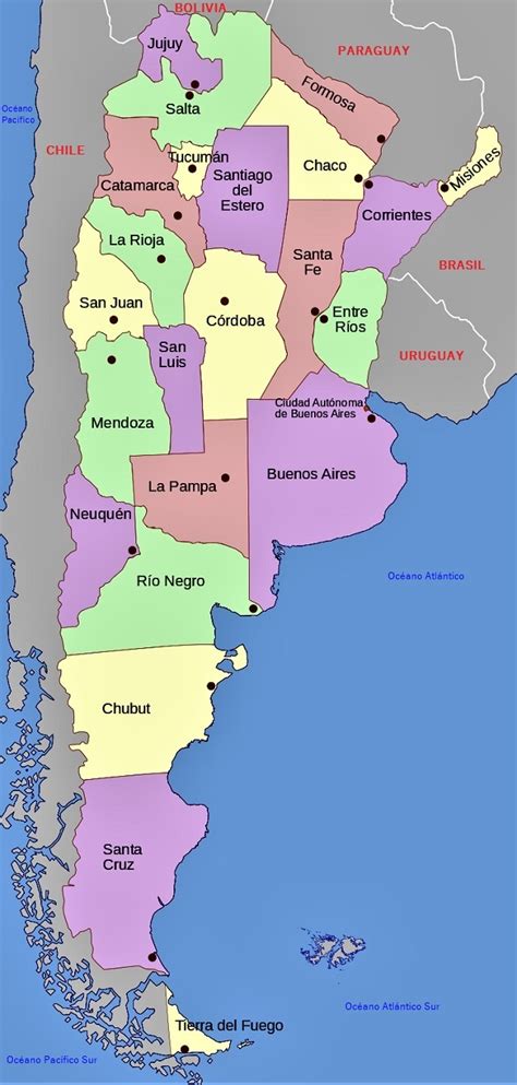 mapa de argentina division politica social hizo