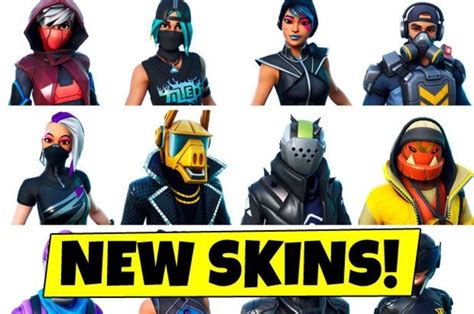 Fortnite Skins Leaked In Season 10 Update New Skins Styles And Item