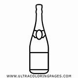 Champagne sketch template