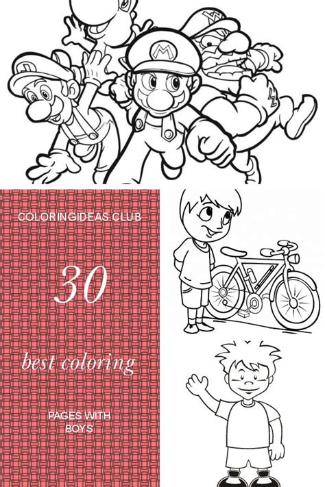 pin  coloring pages  boys