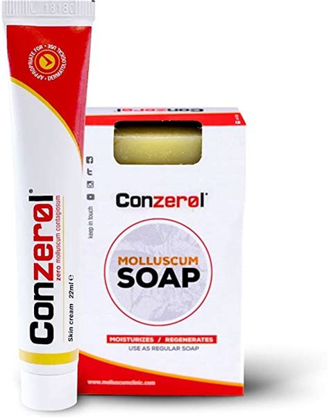 conzerol cream and soap molluscum treatment kit uk health