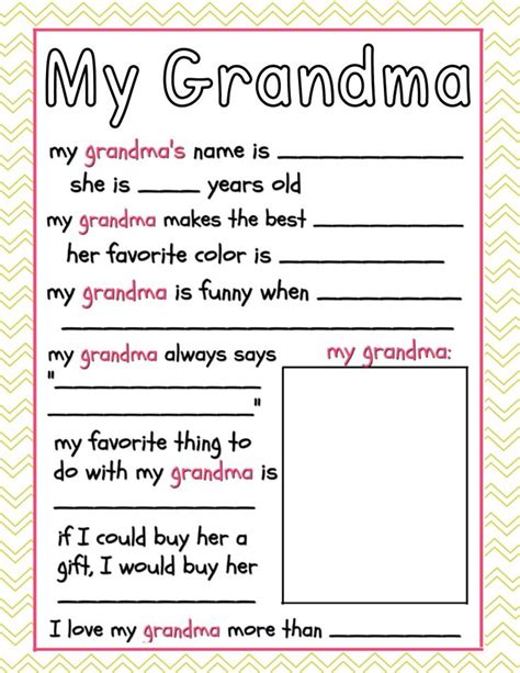 grandma printable happy grandparents day grandparents day
