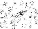 Coloring Rocket Space Pages Colouring Ship Astronomy Print Drawing Printable Simple Scene Craft Online Getcolorings Cut Color Printables Getdrawings Pdf sketch template