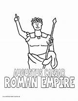 Coloring Caesar Julius Pages Augustus History Library Clipart Rome Cartoon Babylonian Captivity Choose Board Popular Roman Printables sketch template