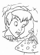 Coloring Pages Peterpan Pan Peter Coloringpages1001 Tinkerbell sketch template