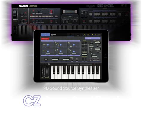pd sound source synthesizer cz app  ipad casio