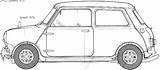 Mini Side Cooper Template Coloring Pages sketch template