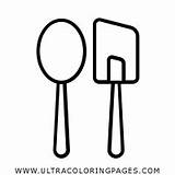 Utensilios Cuchara Ultracoloringpages sketch template