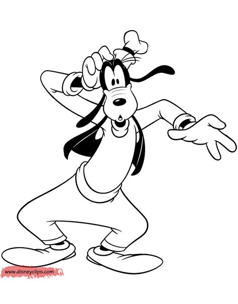 disney goofy printable coloring pages disney coloring book